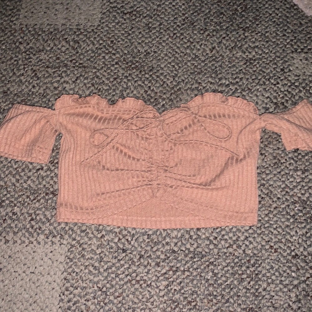 Shein Cropped Off the Shoulder Top